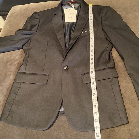 Mogu Men’s Gray Jacket Size 34 NWT - Picture 7 of 12